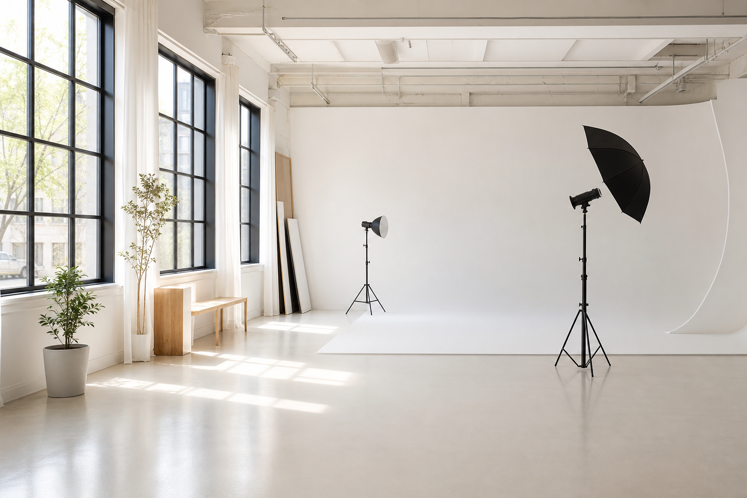 Lo studio in Via Bramante